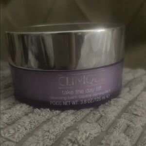 Clinique Take The Day Off Cleansing Balm - Silver and Purple